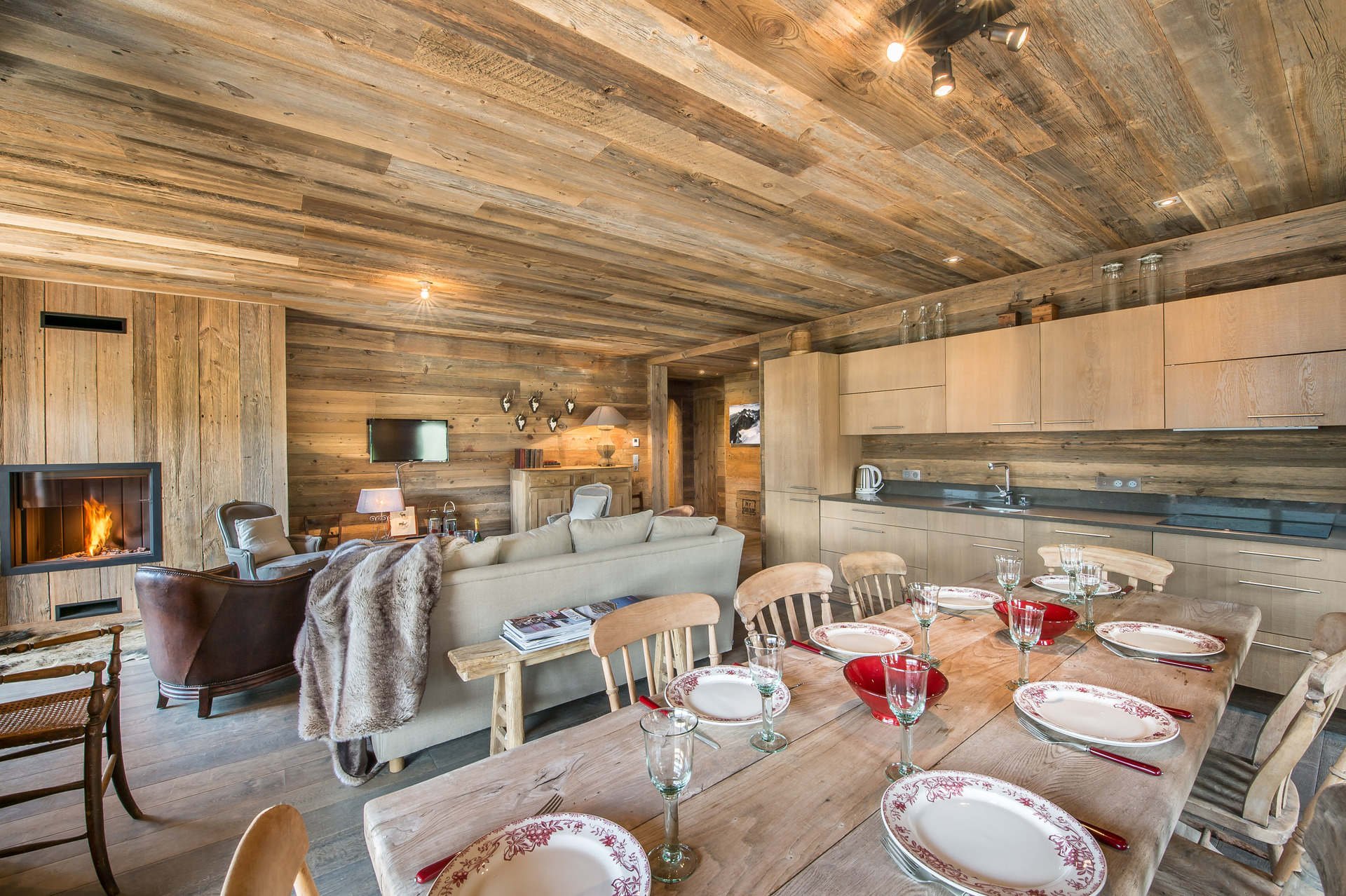 5 kamer appartement 8 personen 4 Flocons ASPENP33 - Appartements ASPEN PARK LODGE - Méribel Centre 1600 