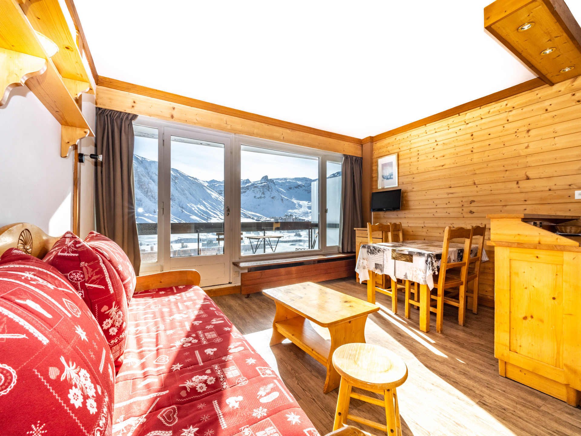 Studio 4 personen Comfort - travelski home choice - Appartements BEC ROUGE - Tignes 2100 Le Lac