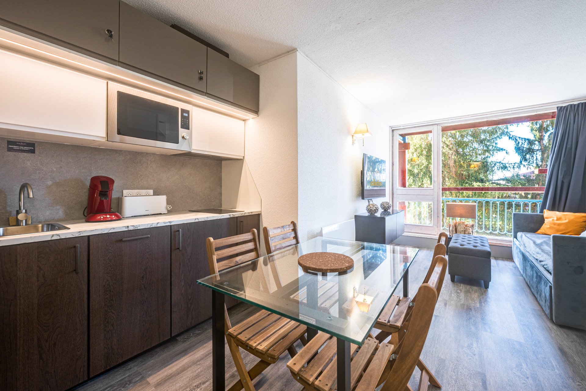 Studio 4 personen Comfort - Appartements BELLES CHALLES - Les Arcs 1800
