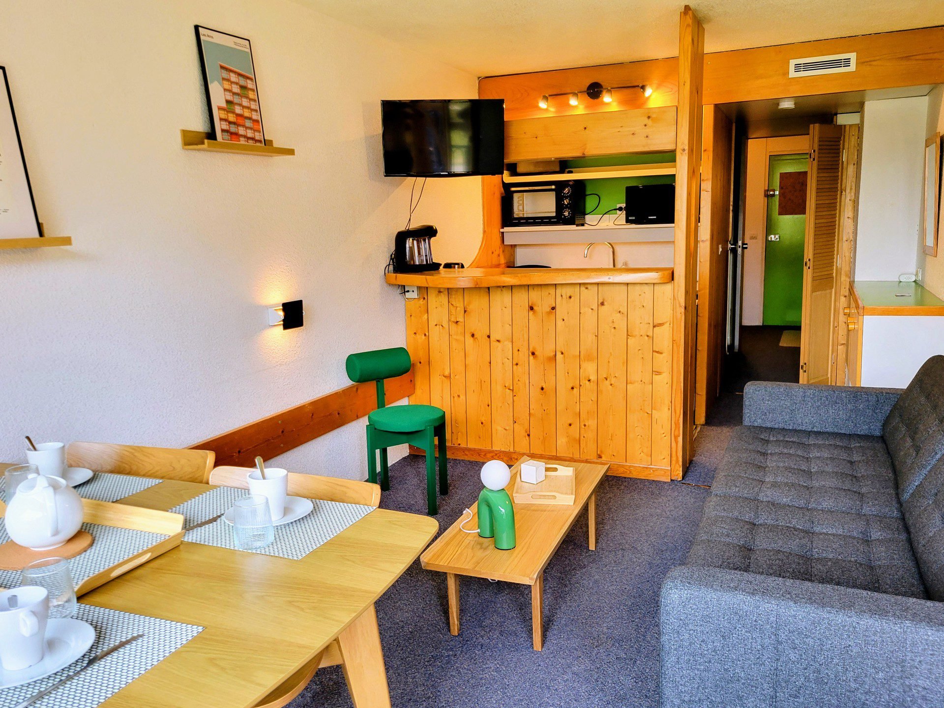 Studio 5 personen - travelski home choice - Appartements LAUZIERES - Les Arcs 1800