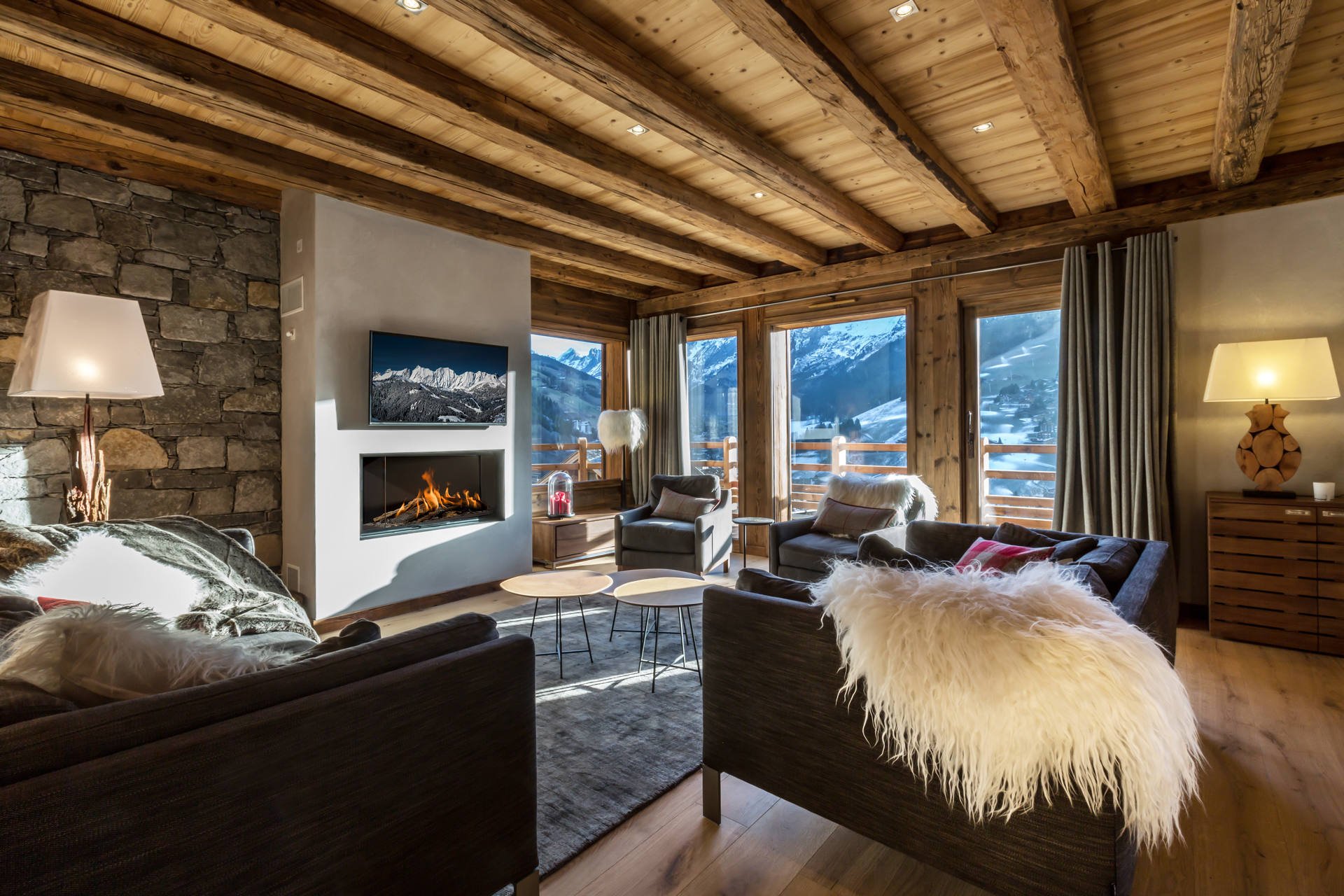 chalet 6 pièces 10 personnes Confort - Chalet SAGALODGE - La Clusaz