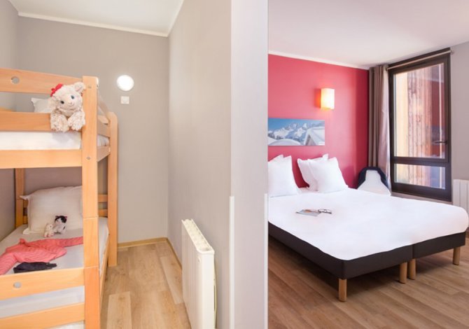 Studio cabine 4 personen - SOWELL RESIDENCES Le New Chastillon 4* - Isola 2000