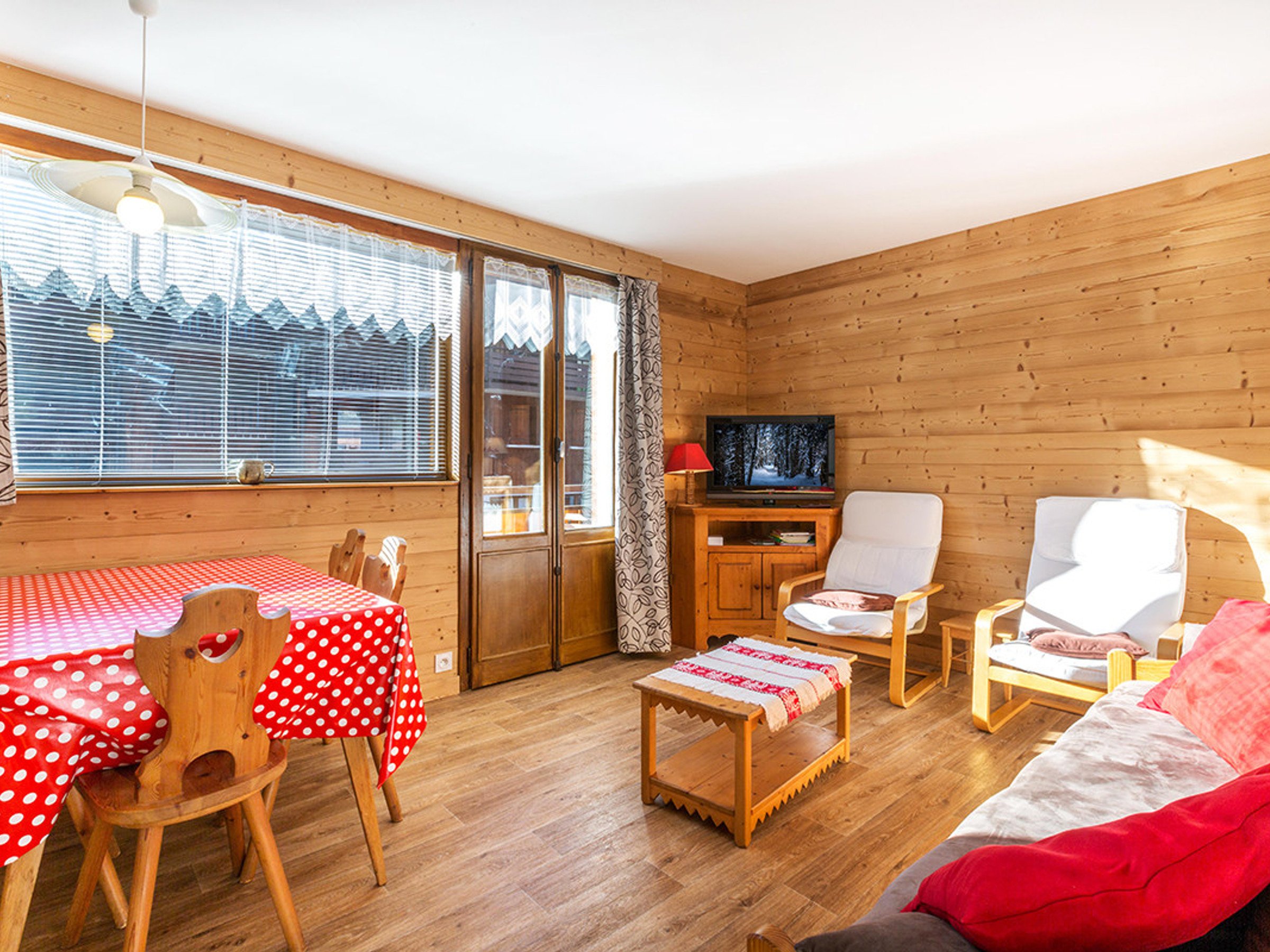 Appartement 3 kamers 5 personen met balkon - Résidence LA RACHE - La Clusaz