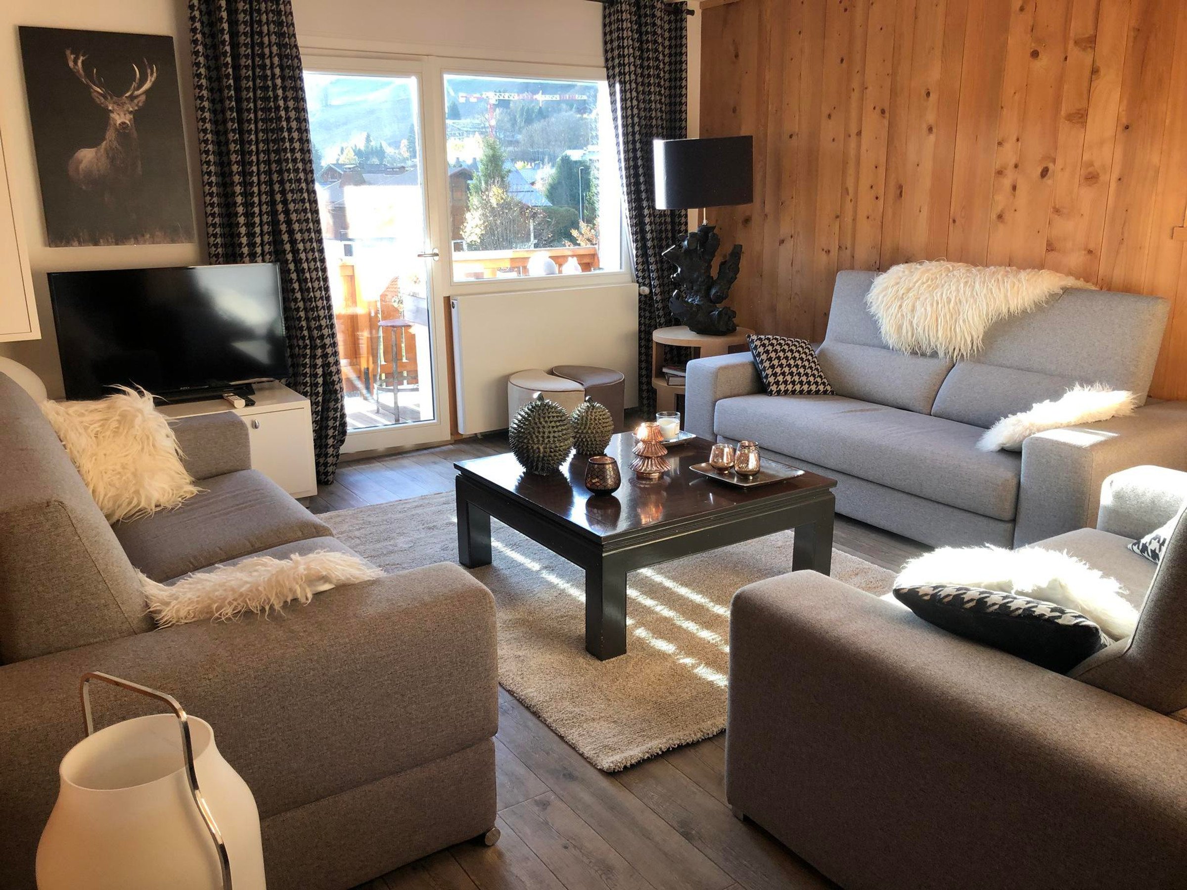 Appartement 3 pièces 6 personnes avec balcon - Résidence IMMEUBLE "SAINT-MICHEL" - Megève