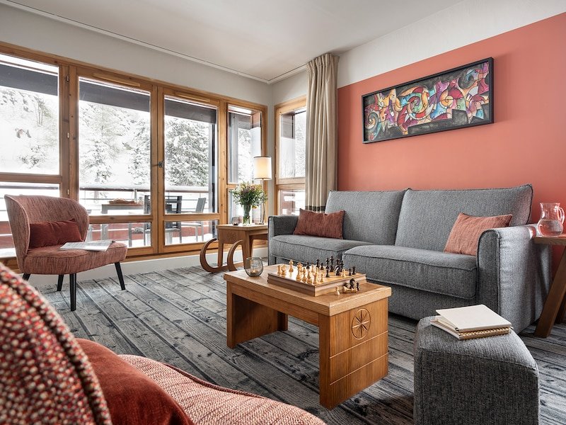 Appartement 6 personnes - 2 chambres - Balcon  - Pierre & Vacances Résidence premium Les Terrasses d'Eos - Flaine Montsoleil 1750