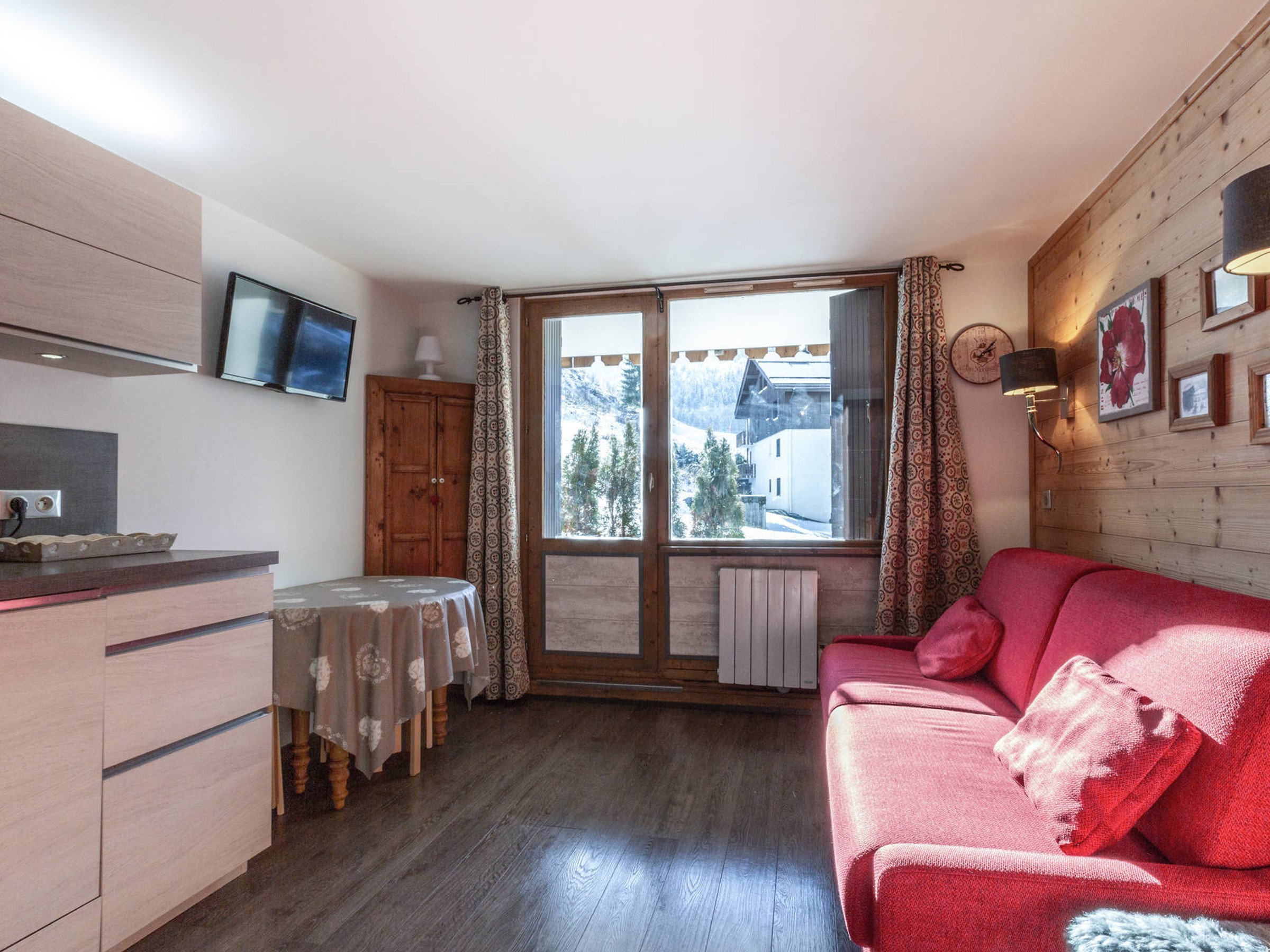 Studio 4 personnes avec terrasse - Résidence PARNASSE 2 - La Clusaz