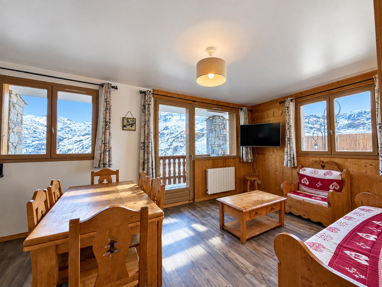 3 kamers 6 personen Comfort - Appartements ARGENTIERE - Les Menuires Reberty 1850