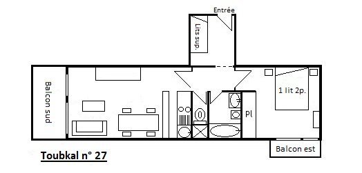 Appartement Toubkal MRB670-027 - Méribel Centre 1600 