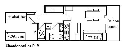 Appartement Chandonnelles 2 MRB100-P19 - Méribel Centre 1600 
