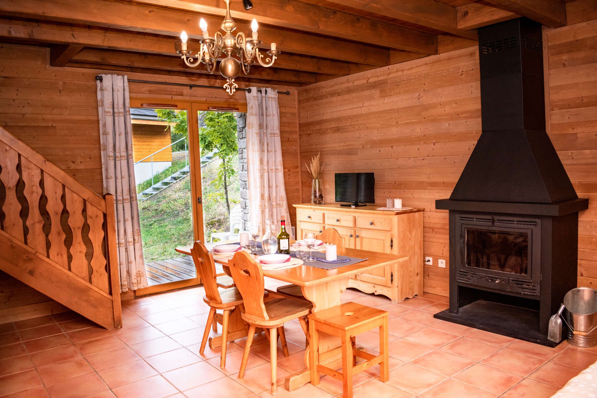chalet 3 kamers 6 personen Confort - LES CHALETS DE PRAROUSTAN - Praloup