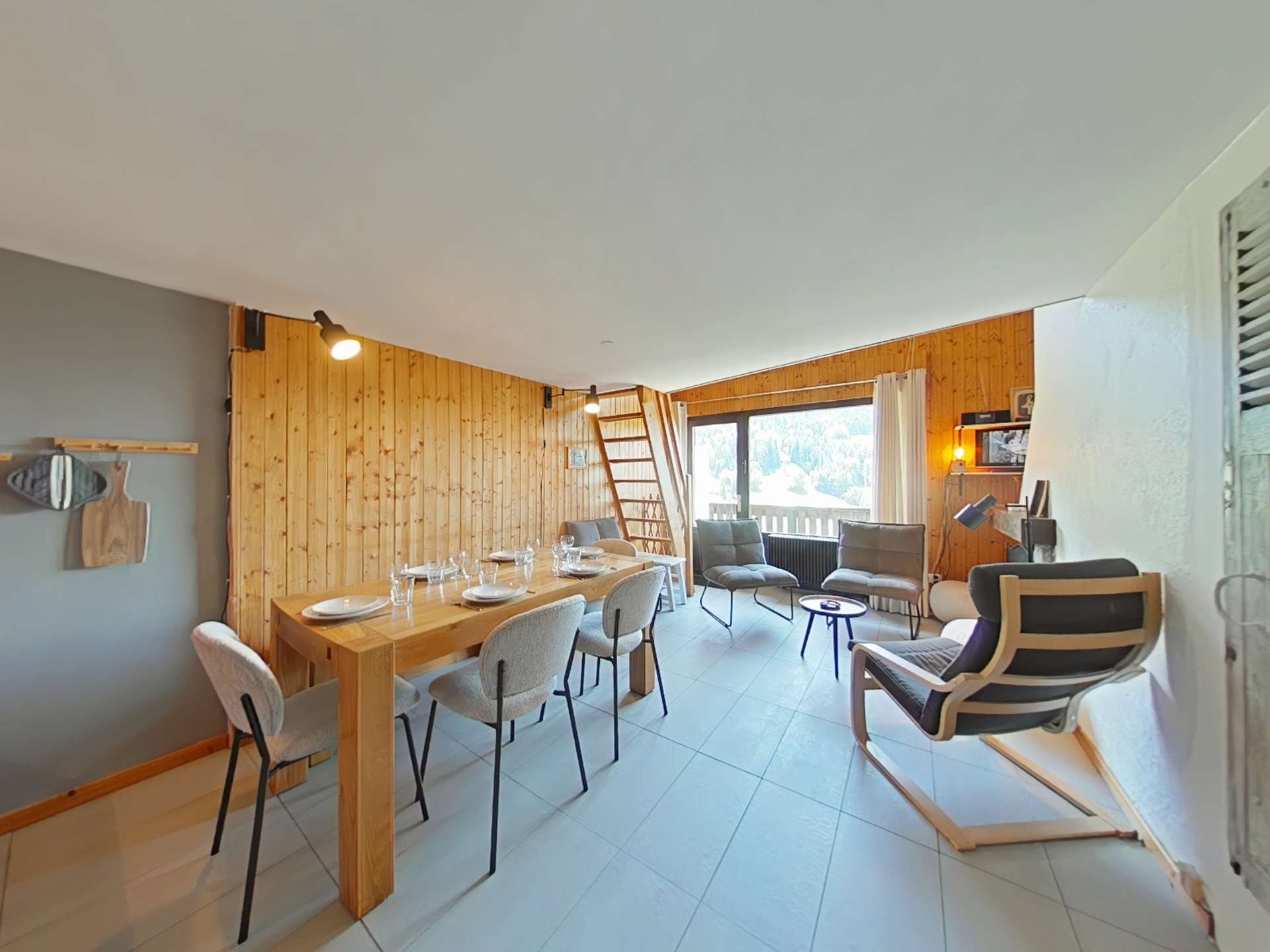 3 Pièces 6 personnes mezzanine - Appartement Cristal GB380-75 - Le Grand Bornand