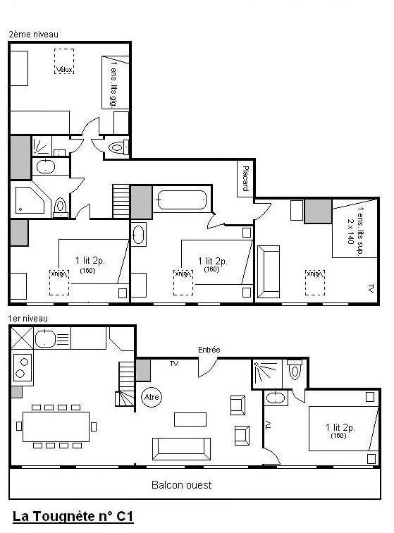 Appartement Tougnete MRB680-C01H - Méribel Centre 1600 