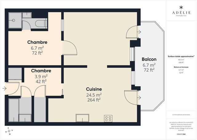 Appartement Bouquetins A BQA208 - La Rosière