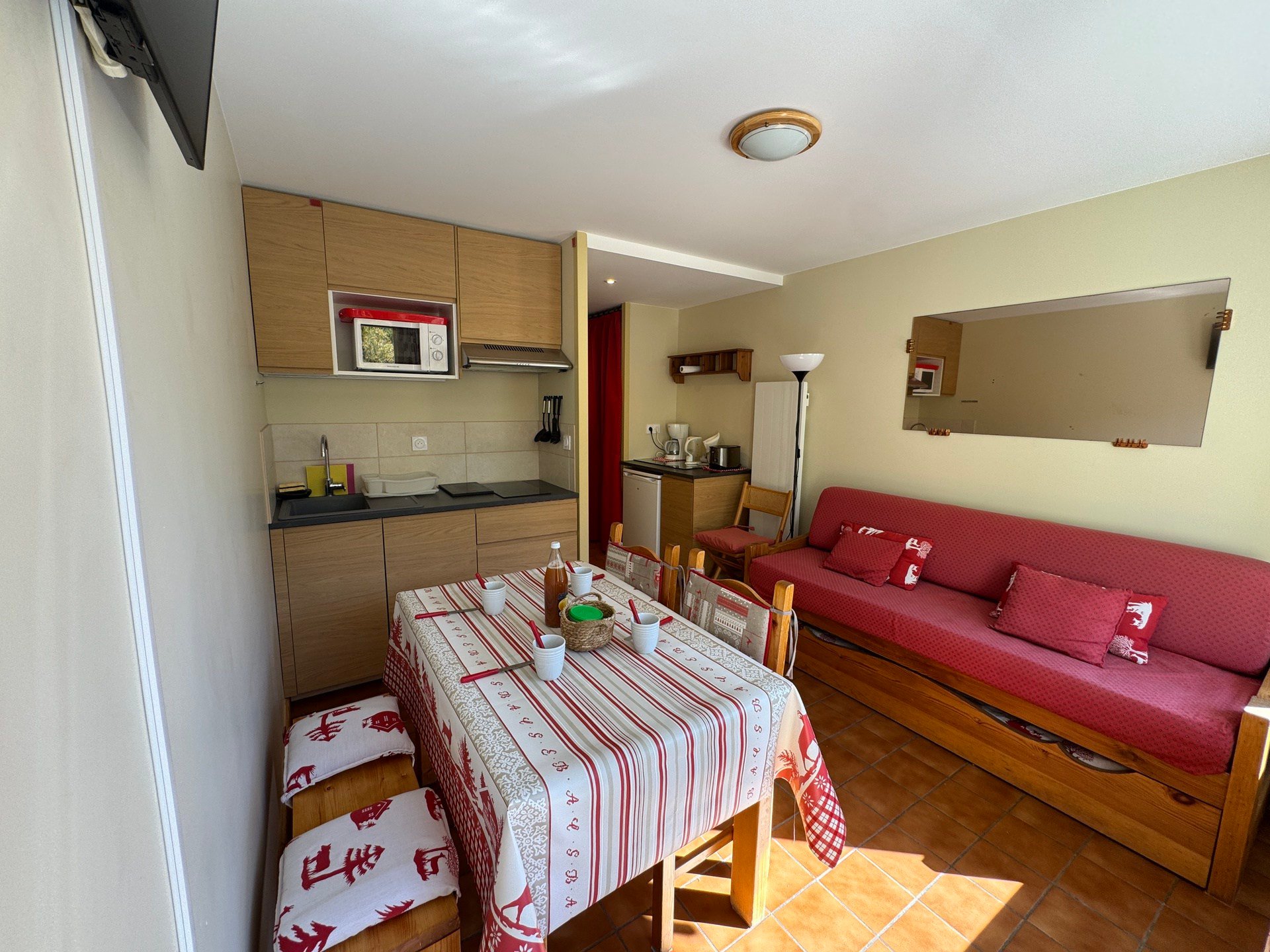 Studio 4 people Comfort - Appartements GRAND SERRE CHE A - Serre Chevalier 1400 - Villeneuve