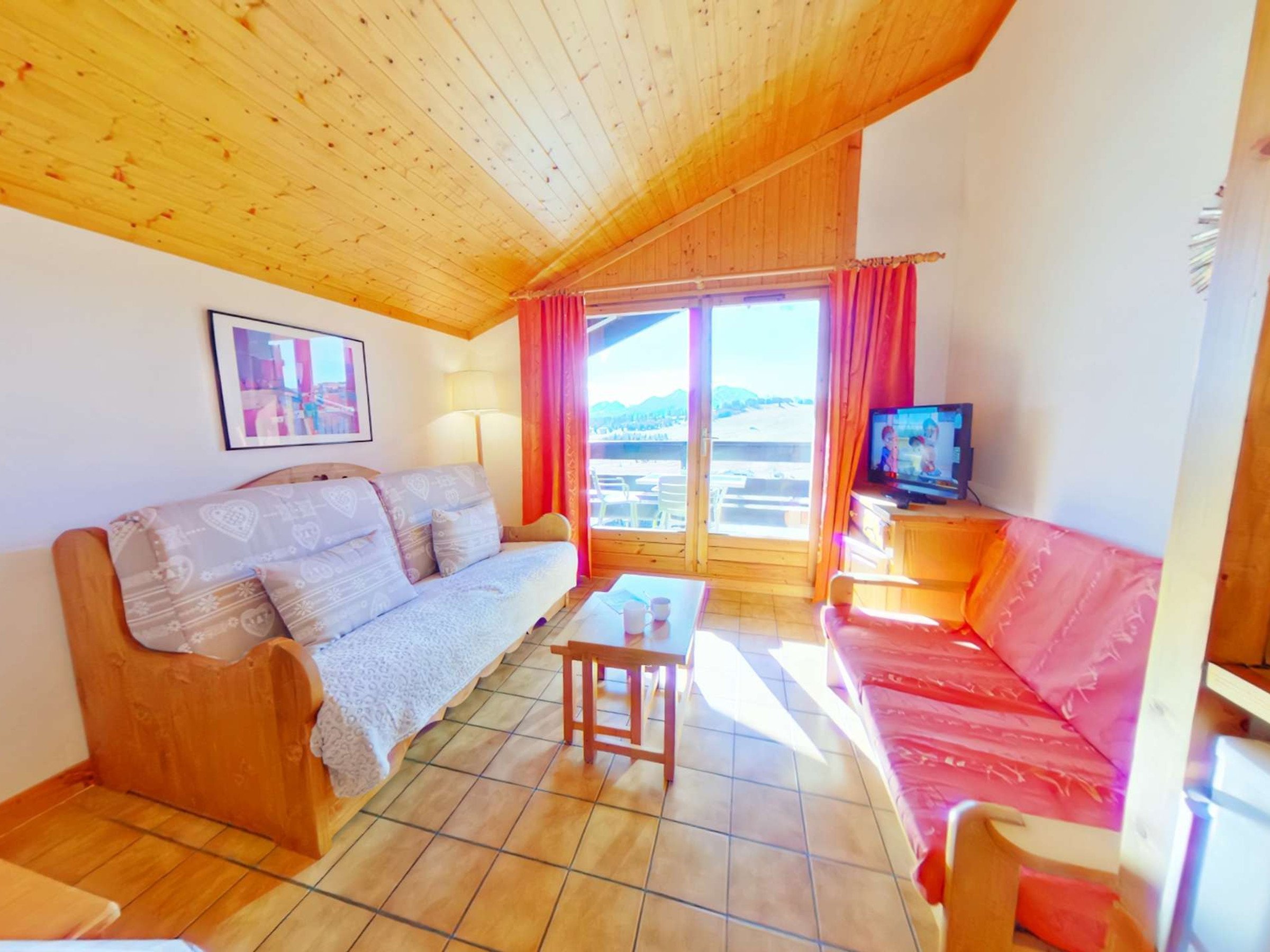 Appartement 1 pièce 5 personnes avec balcon - Résidence GRAND MONT BAT 4 - Les Saisies