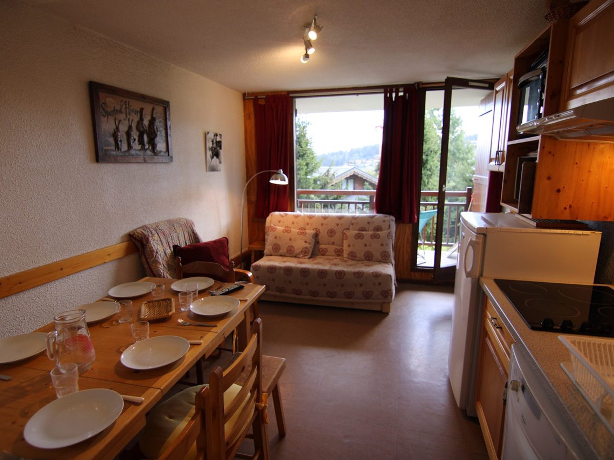 Appartement 3 pièces 8 personnes avec balcon - Résidence JARDIN ALPIN - ARMERIA - Les Saisies