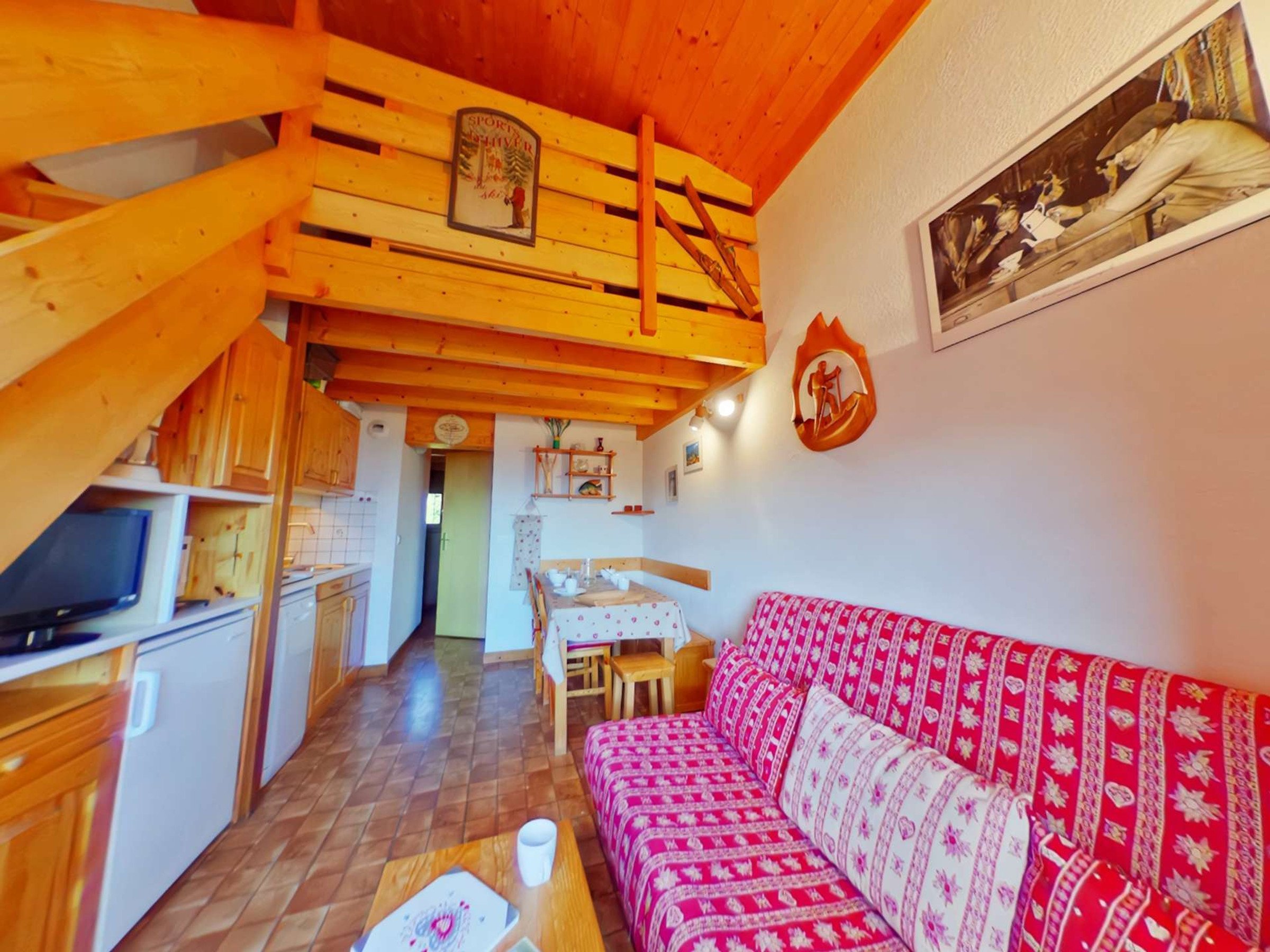 Appartement 2 pièces 6 personnes avec balcon - Résidence CHRISTIANIA BAT A - Les Saisies