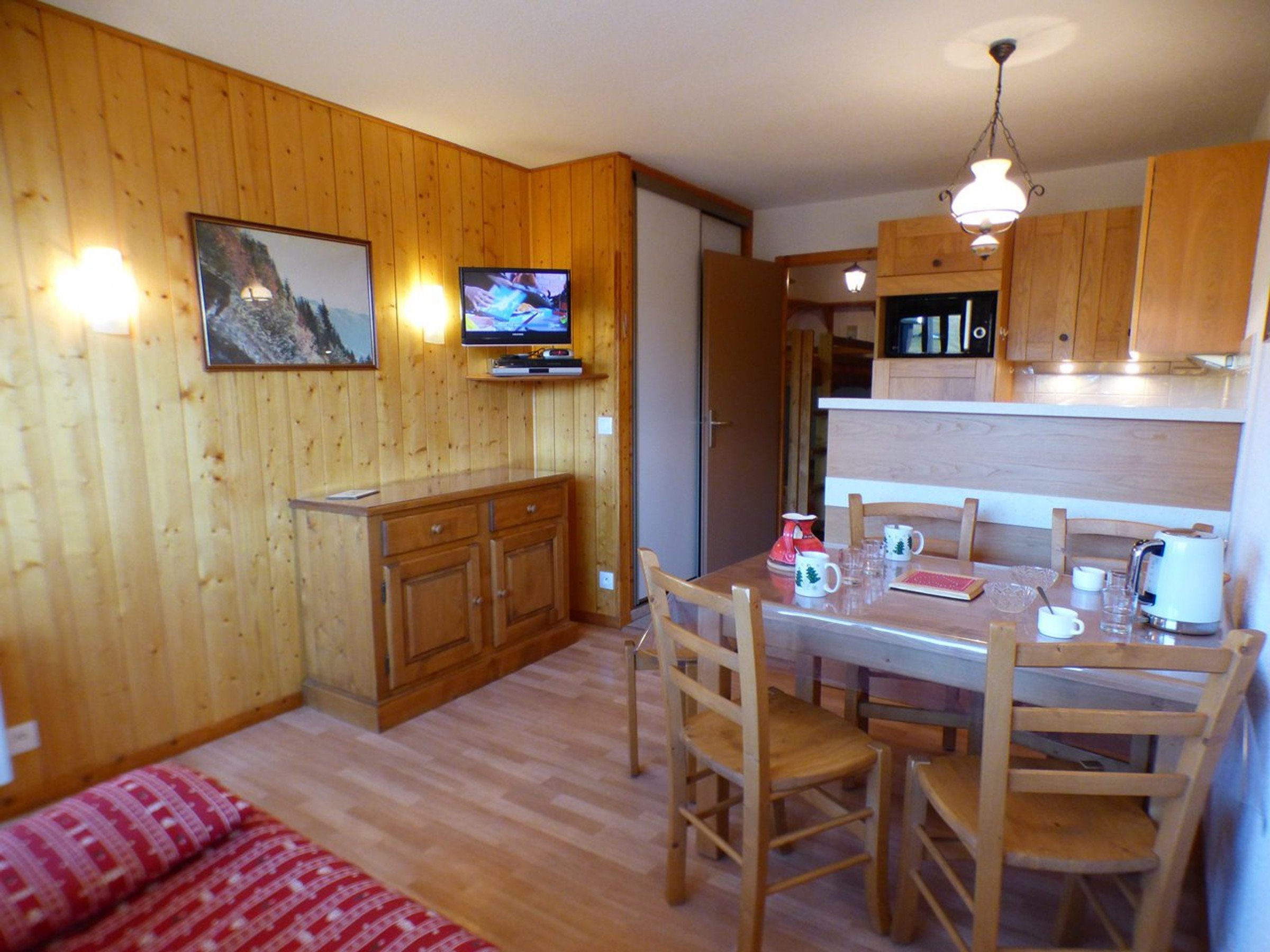 Appartement 1 pièce 4 personnes avec balcon - Résidence VILLAGE BAT 5-6 - Les Saisies