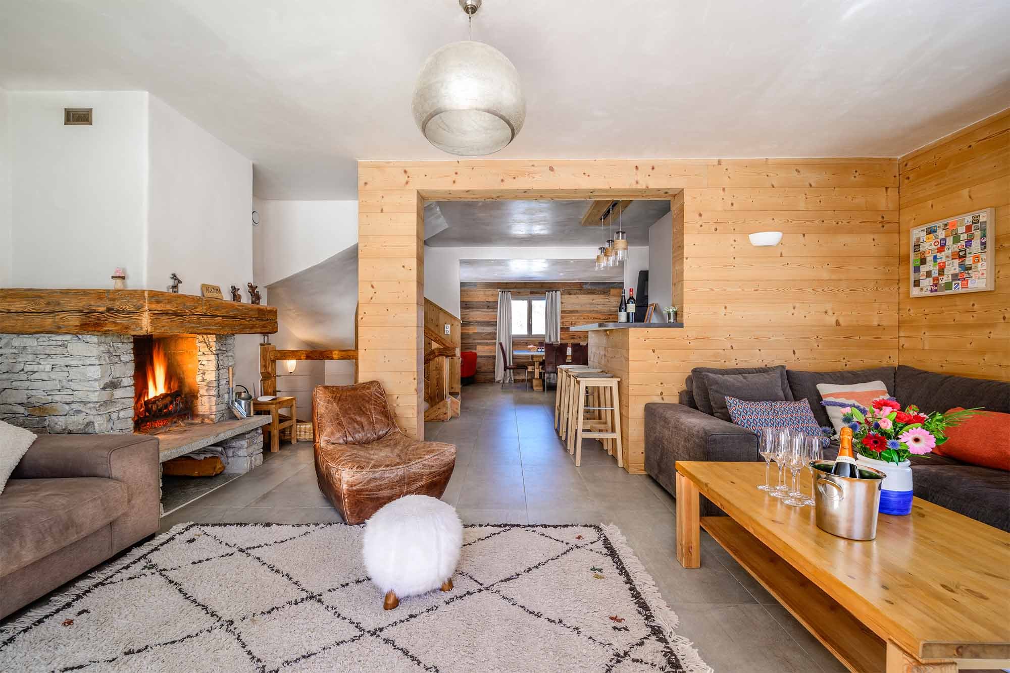 6 Pièces 12 personnes - Chalet Acajuma - Val d’Isère Centre