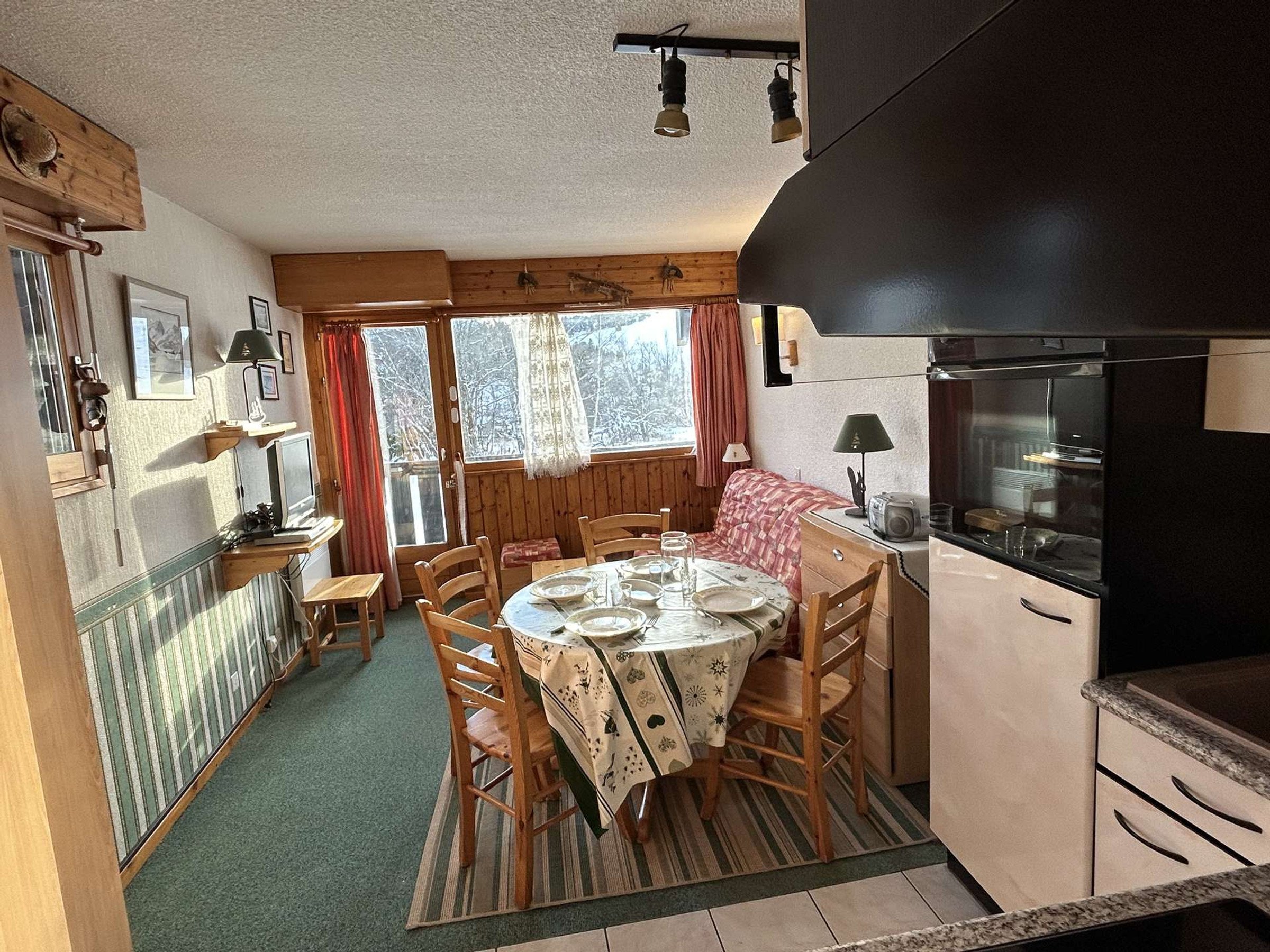 Appartement 1 pièce 4 personnes avec balcon - Résidence VILLAGE BAT 5-6 - Les Saisies