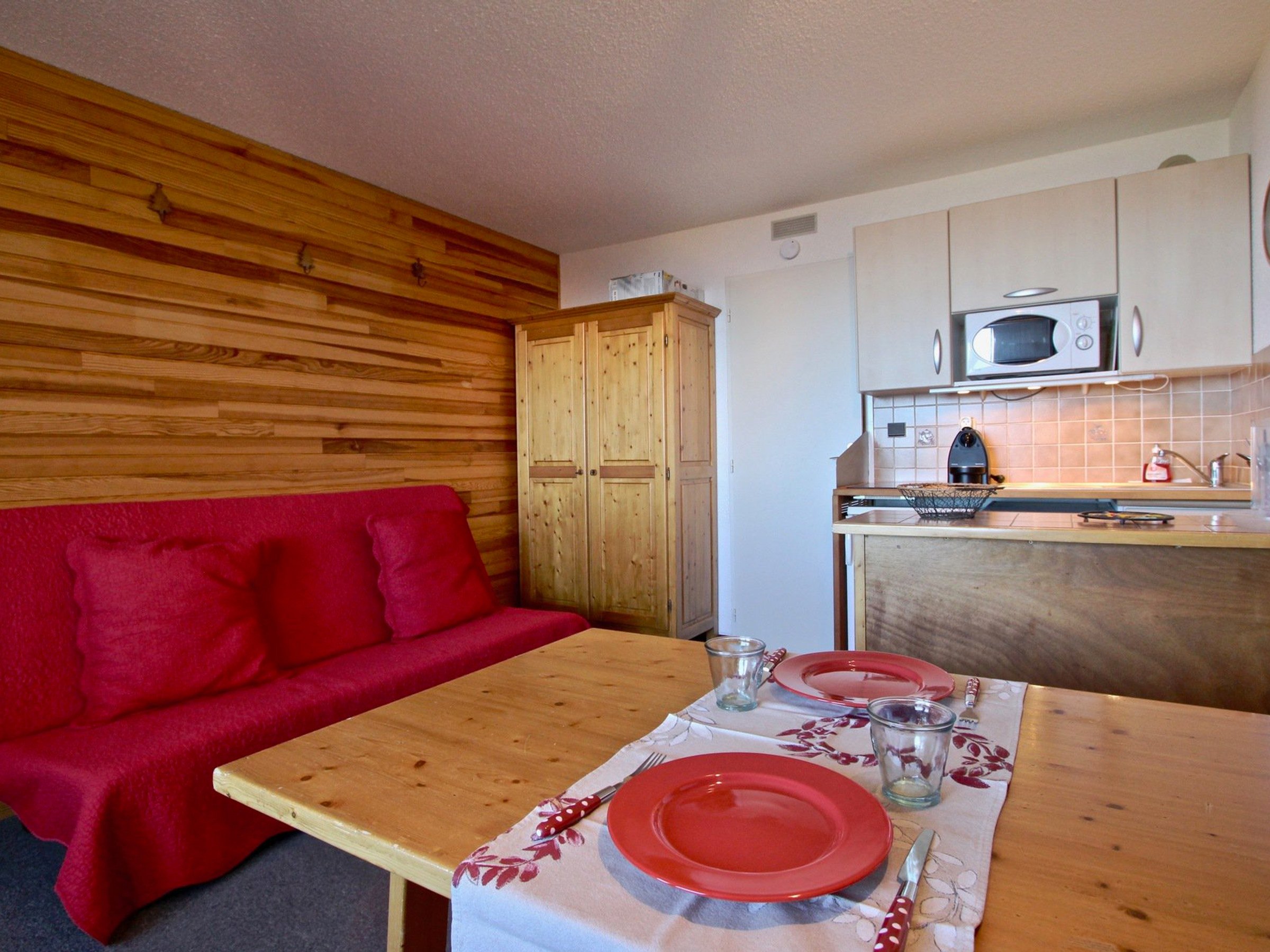 Studio 4 personnes avec balcon - Résidence LE VERNON - Chamrousse