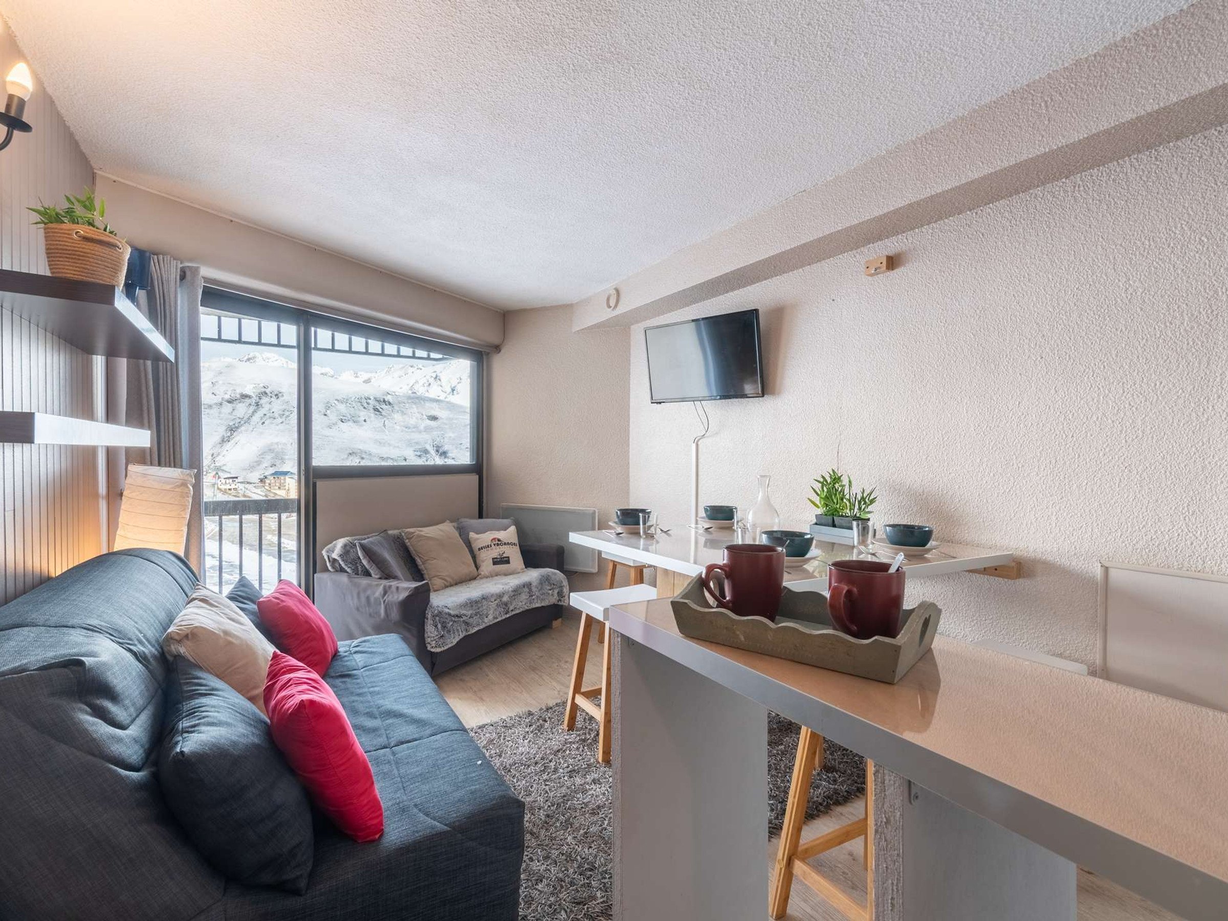 Appartement 2 pièces 4 personnes avec balcon - Résidence SCHUSS - Saint Lary Soulan