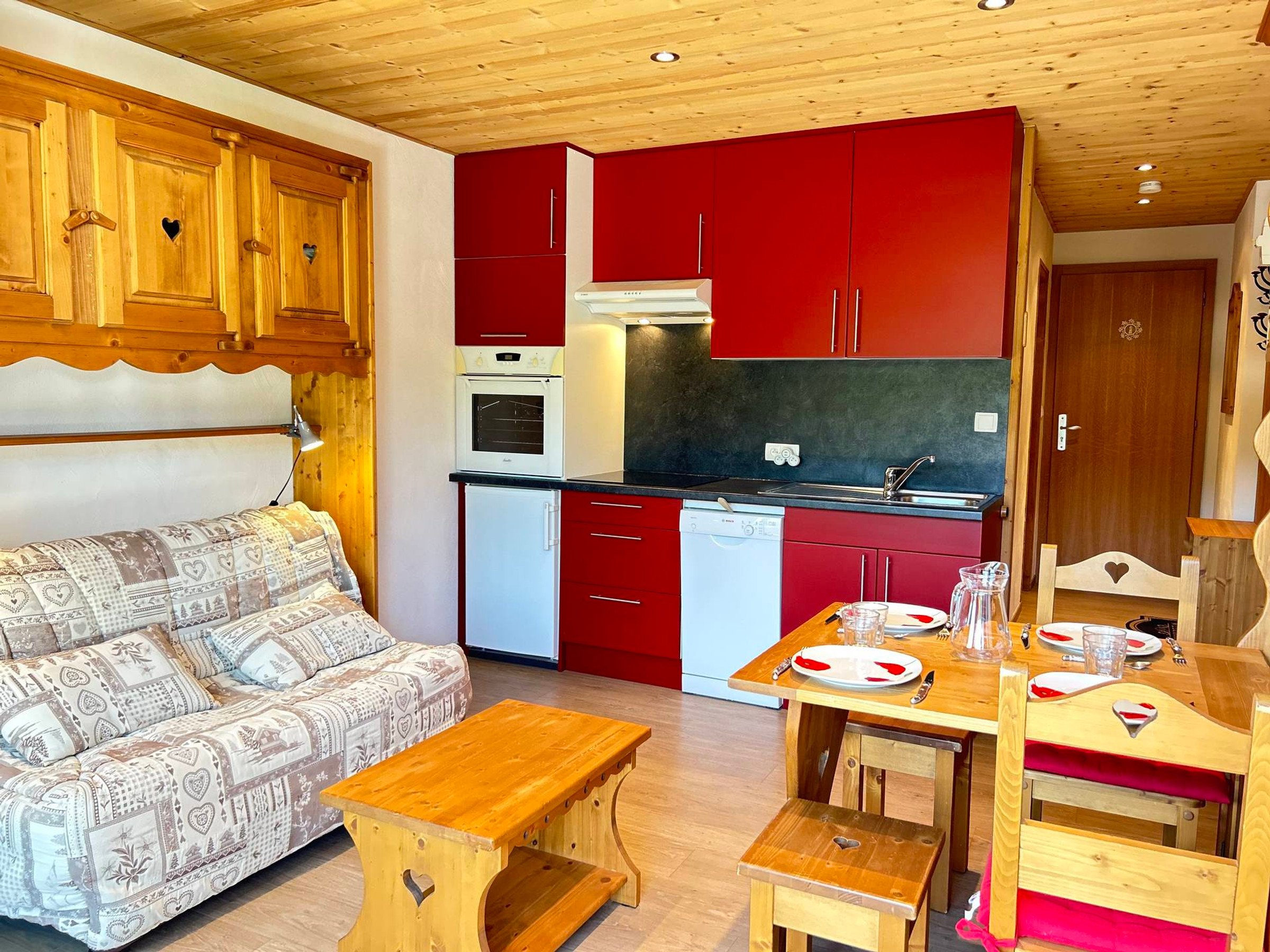 Studio 4 personnes avec balcon - Résidence LE CLOS FLEURI - Les Gets