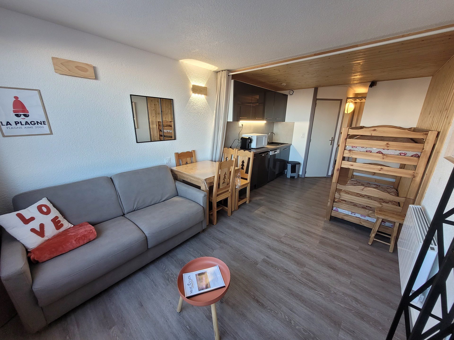 Studio 4 personen Comfort - travelski home choice - Appartements ZENITH - Plagne - Aime 2000