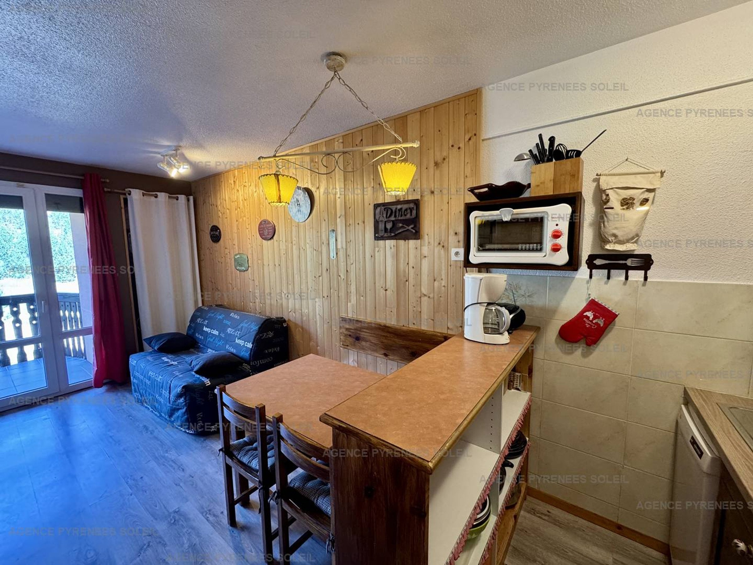 Appartement 2 kamers 4 personen met balkon - Résidence Le Panoramic I - Les Angles