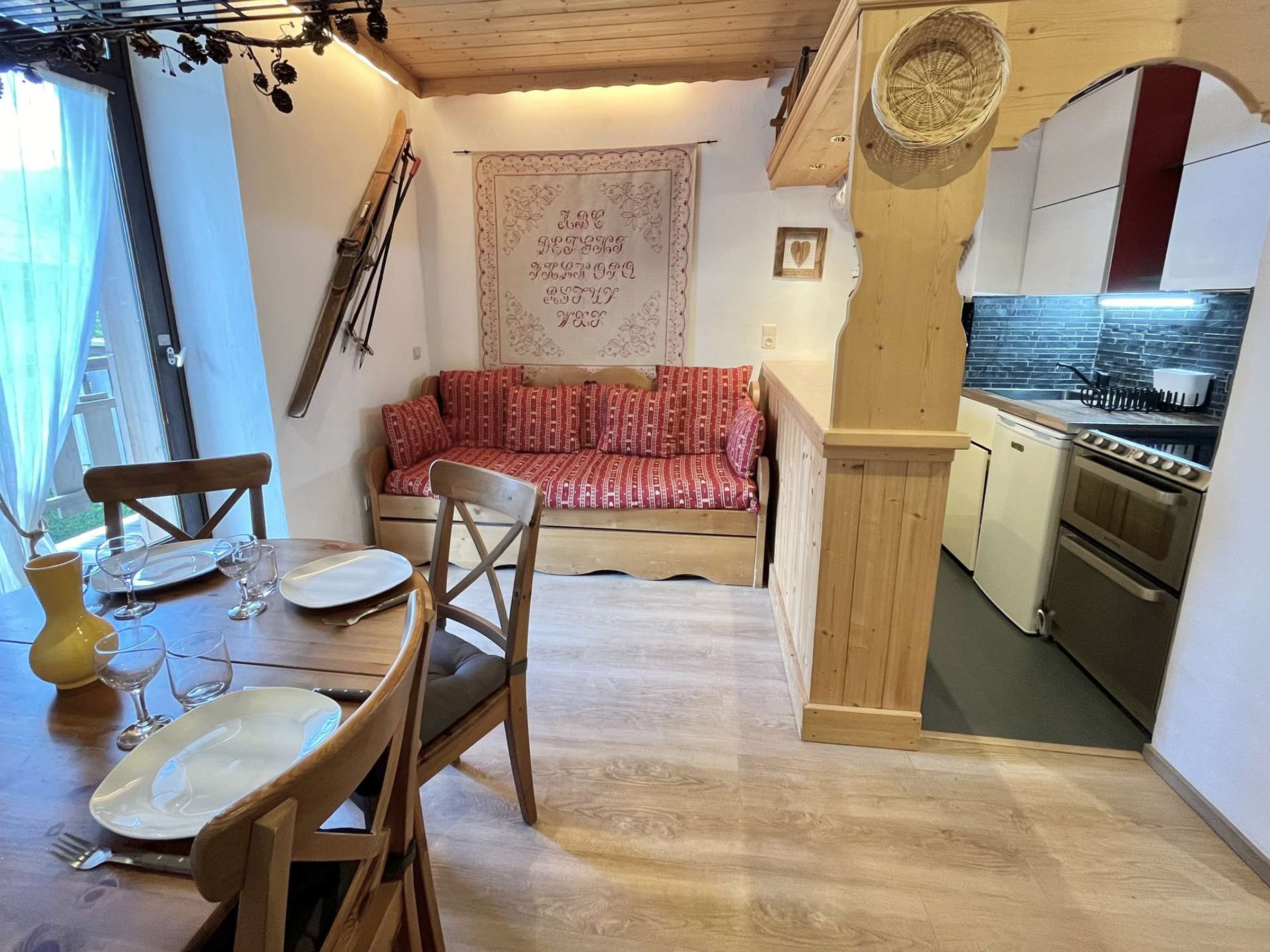 Appartement Megève, 2 pièces, 4 personnes - Appartement tout confort 2P/4 Couchages à 500m des remontées mécaniques à Megève FR-1-597-123 - Megève