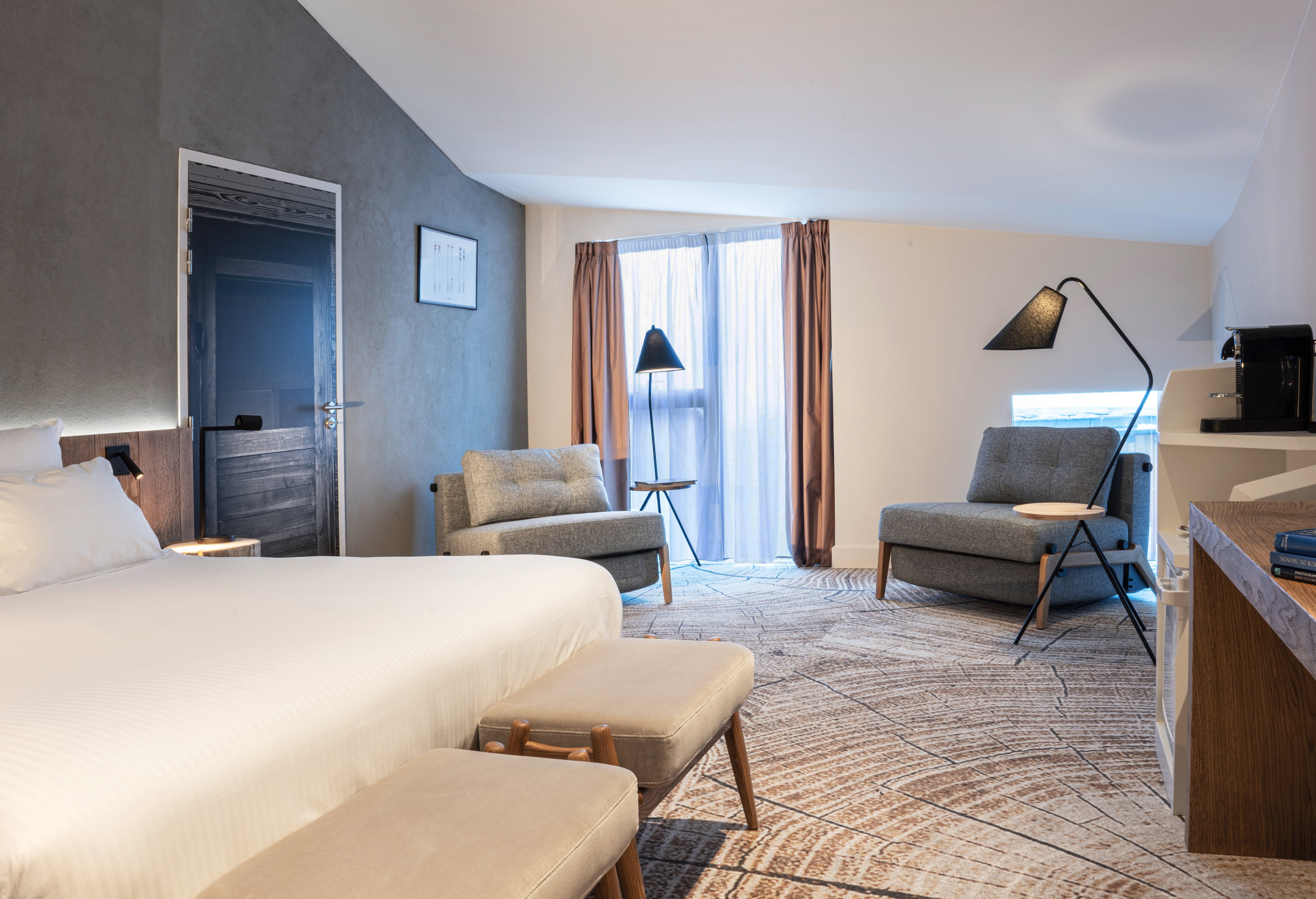 Kamer 6 personen Privilege Communicante èn Ontbijt - Hôtel VOULEZVOUS 5* - Tignes 2100 Le Lac