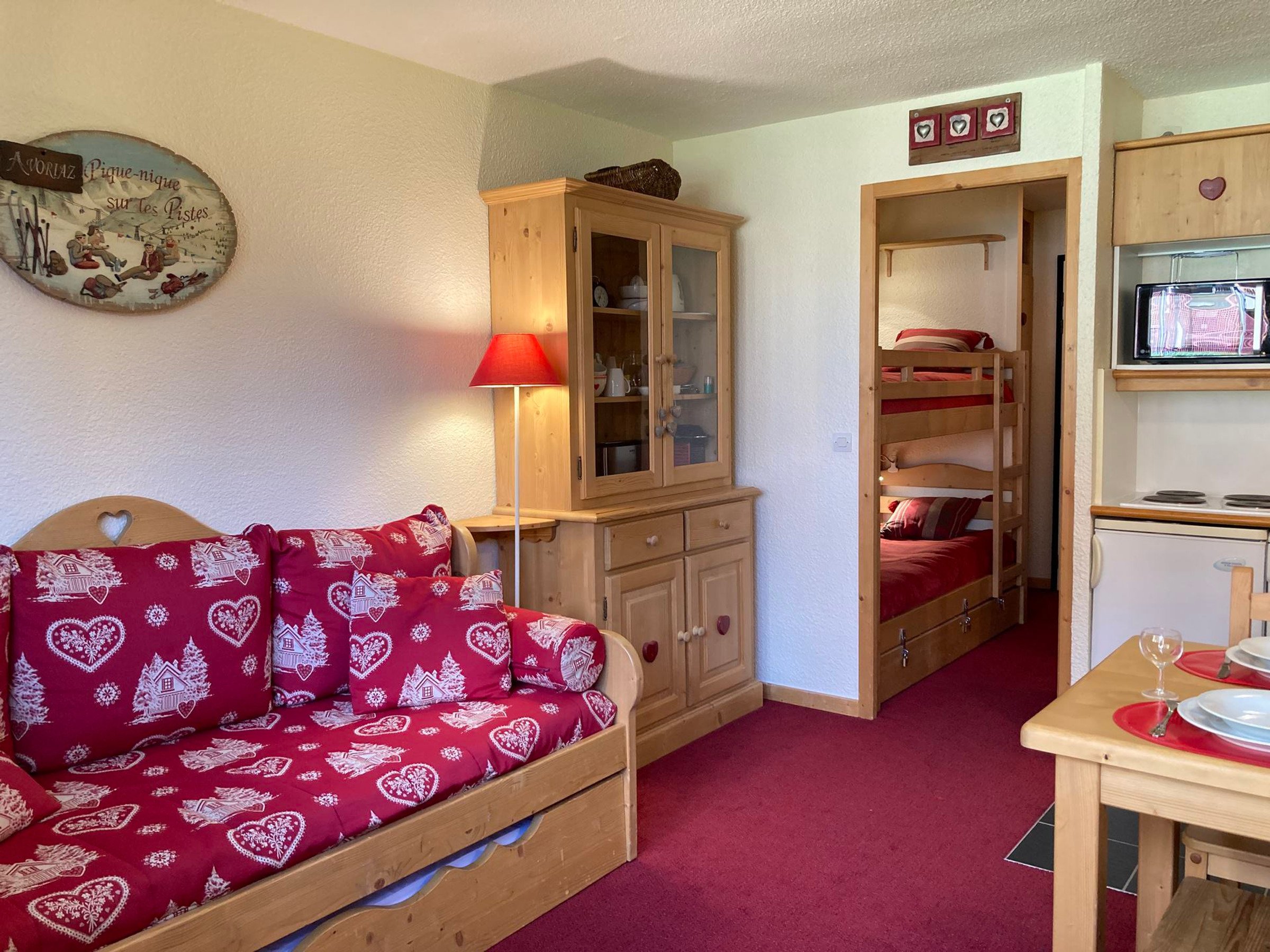 Studio 4 personnes avec balcon - Résidence Alpages II - Avoriaz