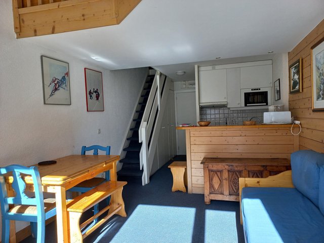 Appartement 2P Sud/Ouest, 100m des pistes, balcon, 6ème étage, ascenseur, 5 couchages FR-1-449-183 - Tignes Val Claret