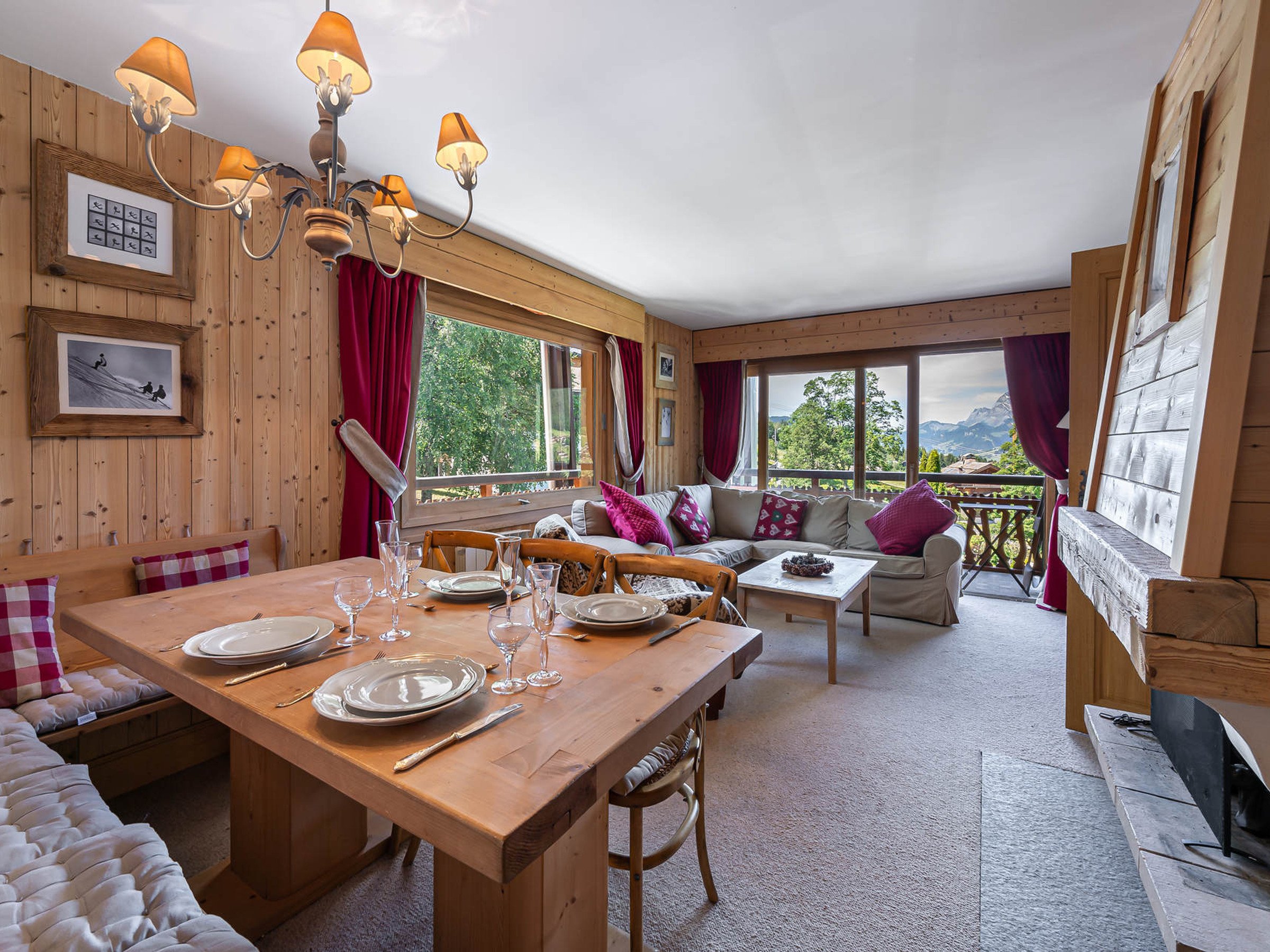 Appartement 4 kamers 6 personen met balkon - Résidence "LE DOUNY" CHALET B GAU. - Megève