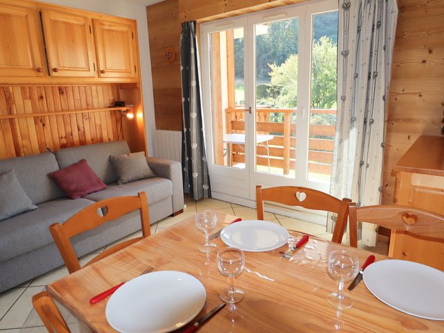 Studio 4 personnes avec balcon - Morillon Village