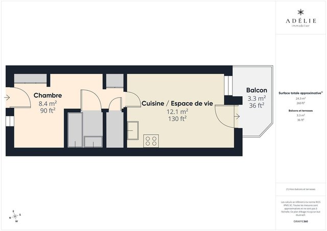 Appartement Bouquetins B BQB310 - La Rosière