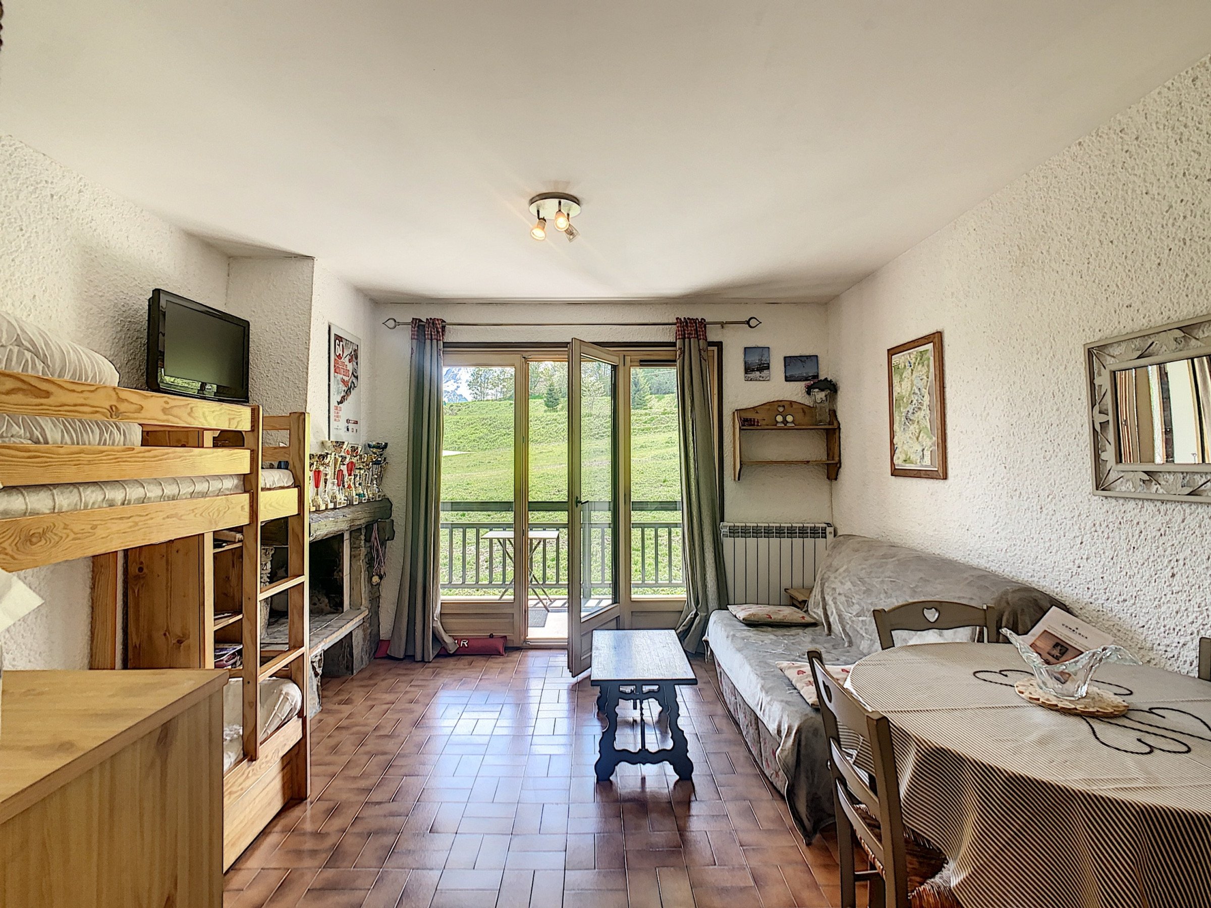 Studio 4 personnes avec balcon - Résidence L'Orée des Pistes - Les Sorbiers - Combloux
