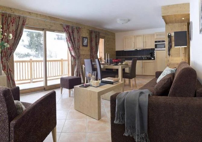 2 Pièces 4 personnes . - Résidence CGH & SPA Les Chalets de Flambeau 4* .  - Val Cenis Les Champs