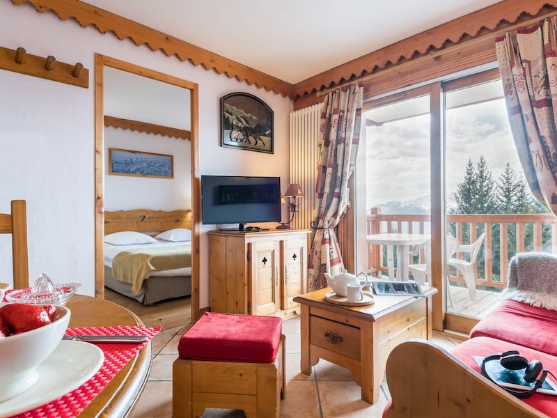 Appartement 5 personen - 1 slaapkamer + 1 slaaphoek - Balkon - Pierre & Vacances Résidence premium Le Roselend - Les Arcs 1800