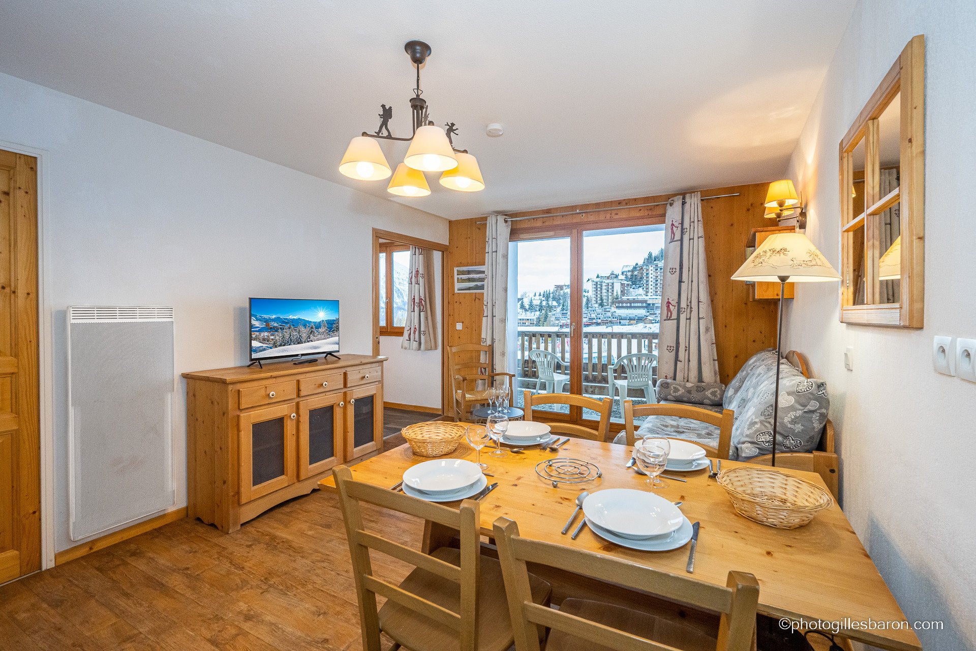 2 pièces 6 personnes - Appartement T. Bergerie B N°01 - 2P6C - Orcières Merlette 1850