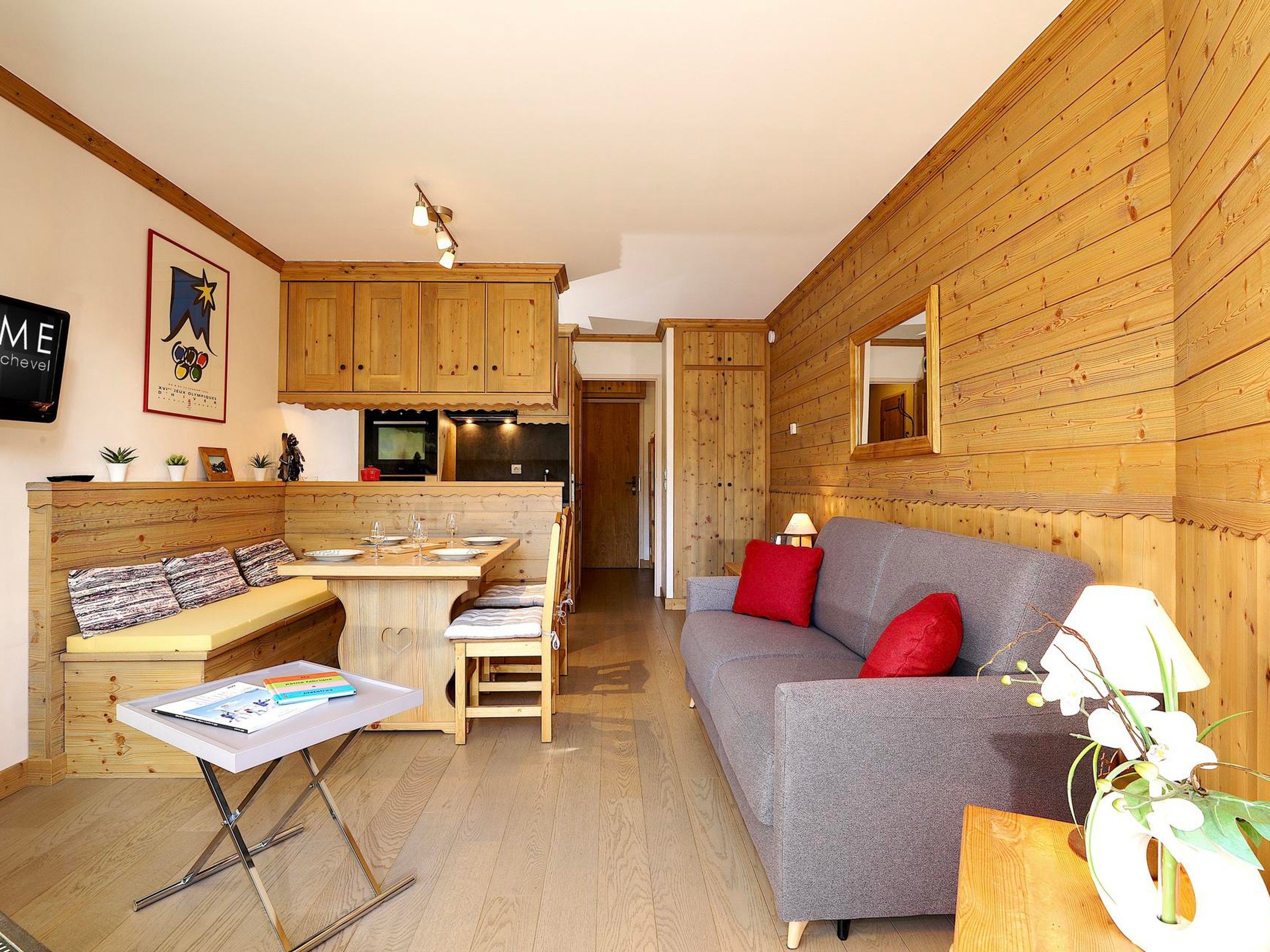 Studio 4 personnes - Résidence DOMAINE DU JARDIN ALPIN - Courchevel 1850