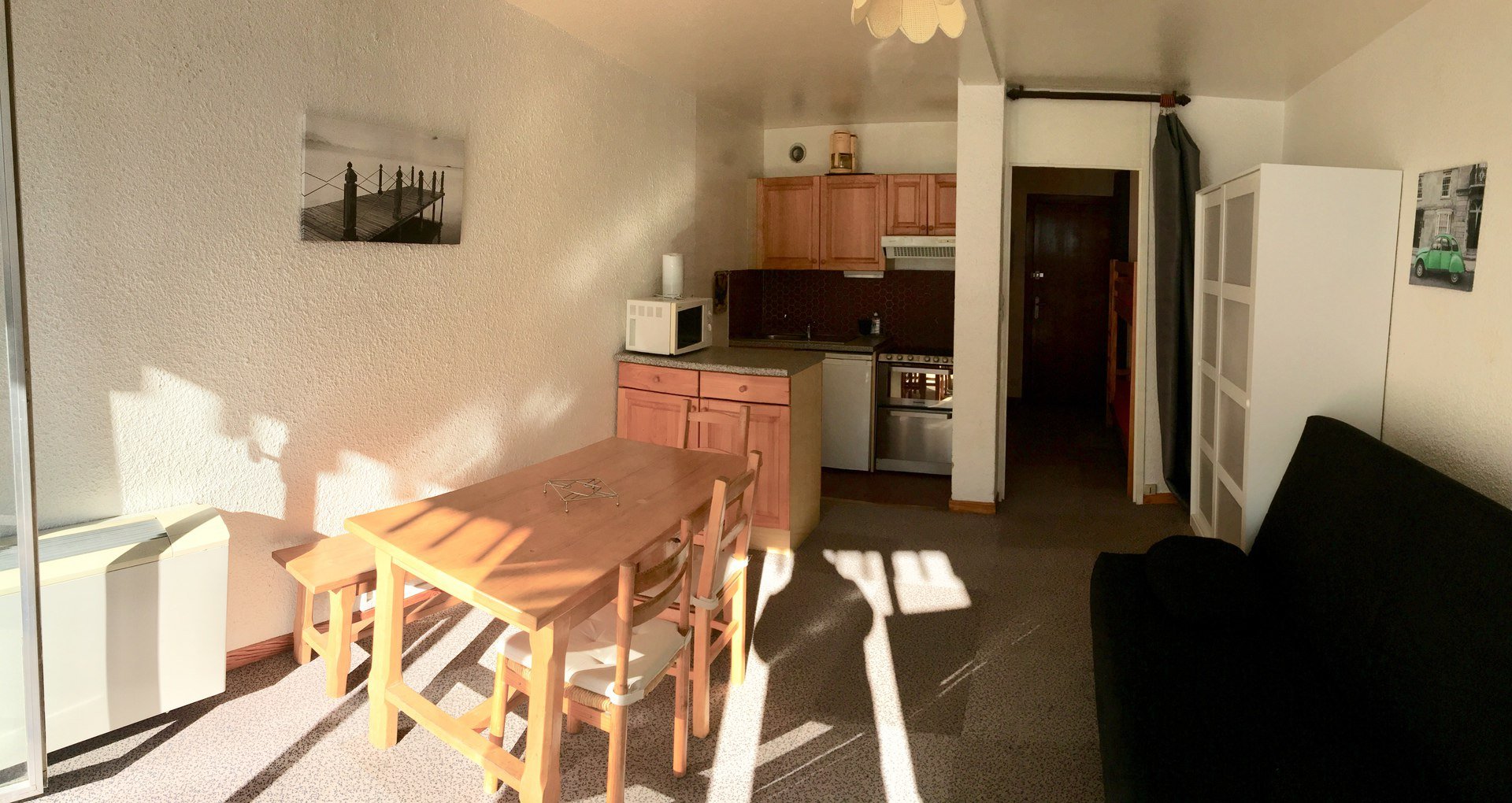 Studio 4 persons Comfort - Appartements CONCORDE V - Serre Chevalier 1400 - Villeneuve