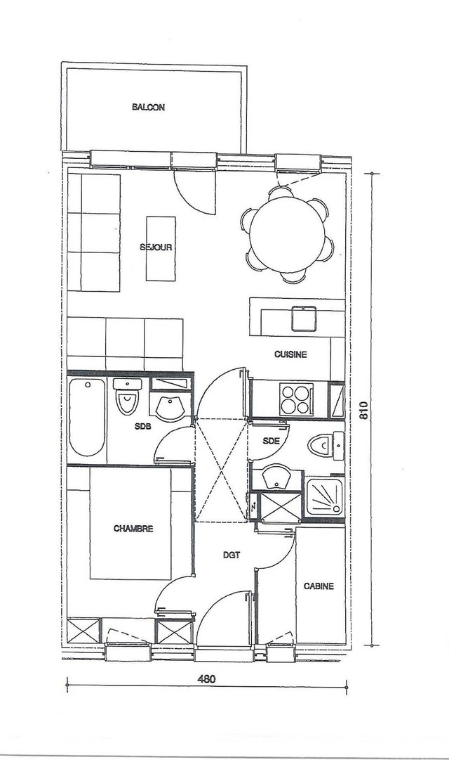 Appartement Athamante G457 - Valmorel