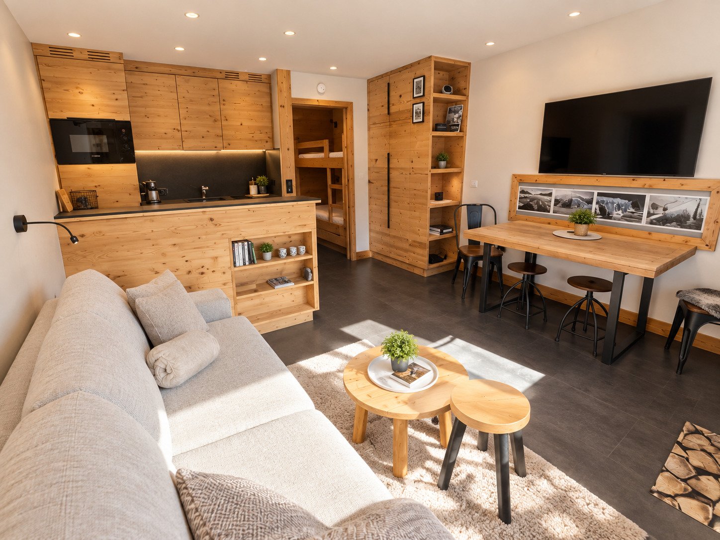 Studio 4 personnes - Appartements FRASSE  - Méribel Centre 1600 