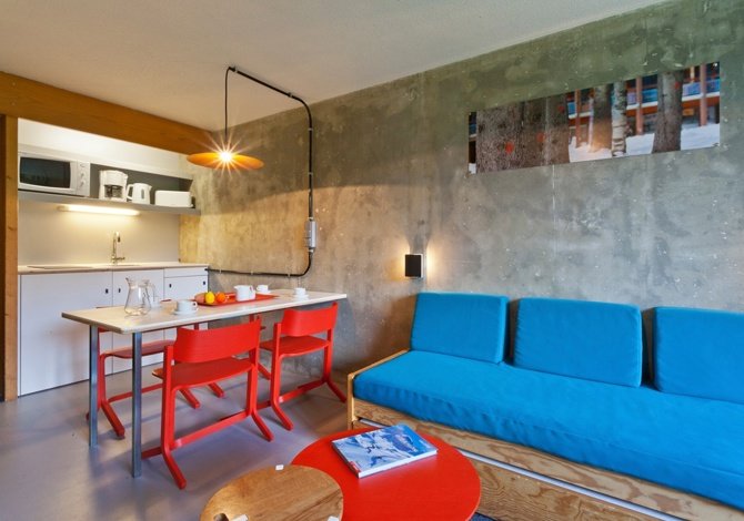 Studio 5 personnes Lauzières . - Appartements répartis Arcs 1800 . - Les Arcs 1800
