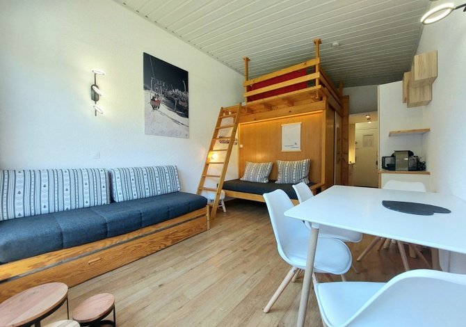 Studio 4 personnes Bellecôte . - Appartements répartis Arcs 1800 . - Les Arcs 1800