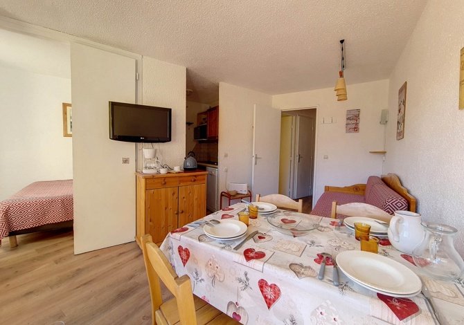 2 Pièces 4 personnes Boedette BO0224 . - Appartements répartis Les Menuires Reberty 1850 . - Les Menuires Reberty 1850