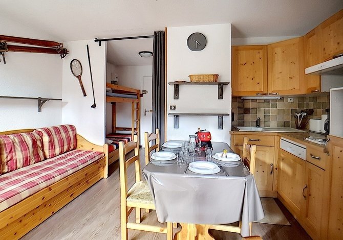 2 Pièces 4 personnes Ski soleil . - Appartements répartis Les Menuires Bruyères . - Les Menuires Bruyères