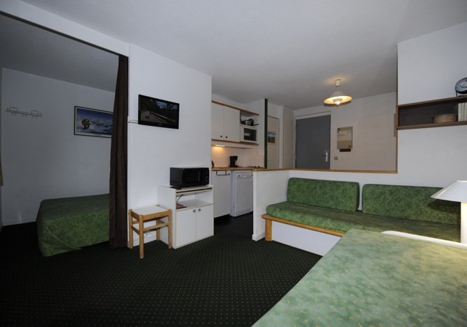 2 Pièces 4 personnes . - Appartements Necou . - Les Menuires Reberty 2000