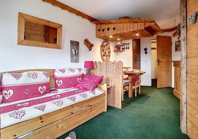 2 Pièces 4 personnes 0723 . - Appartements Necou . - Les Menuires Reberty 2000